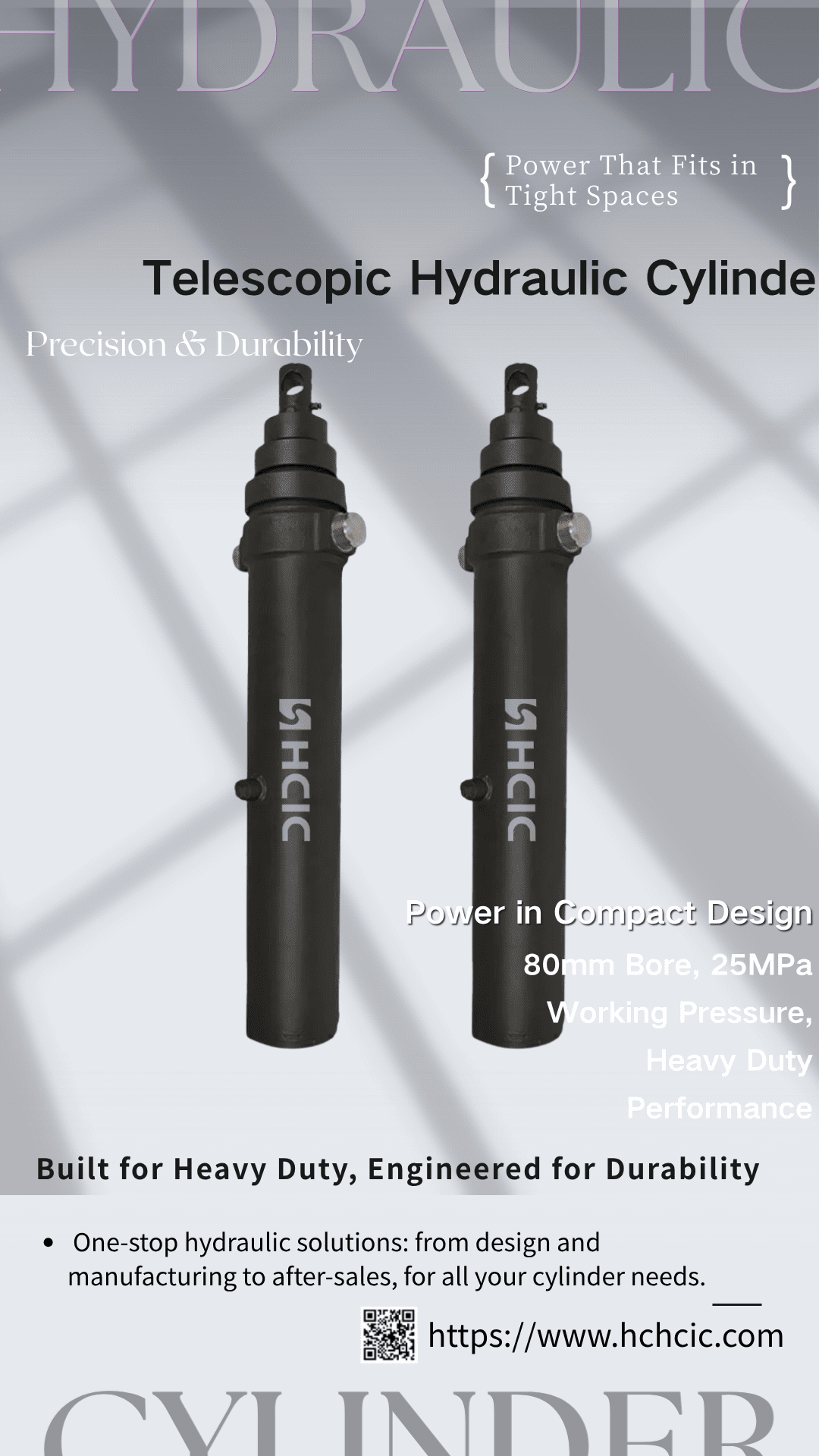 telescopic hydraulic cylinder