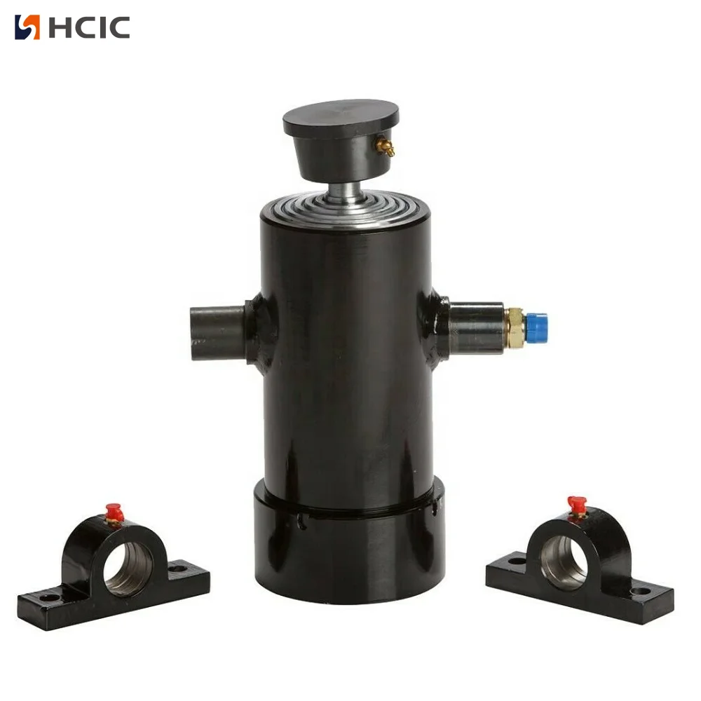 ٹیلٹنگ ٹریلر چیسس چھوٹا دوربین ہائیڈرولک سلنڈر